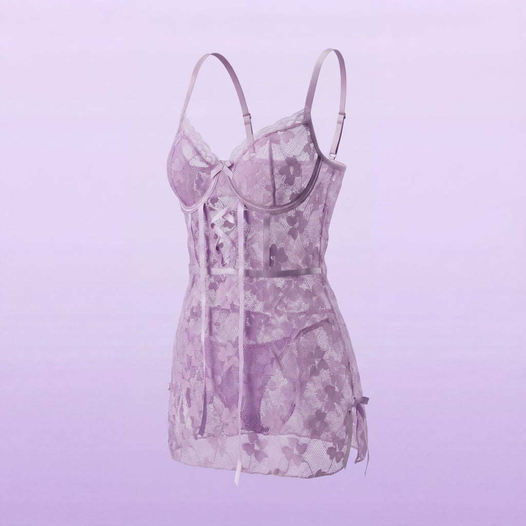 Amethyst Dream Lace Dress