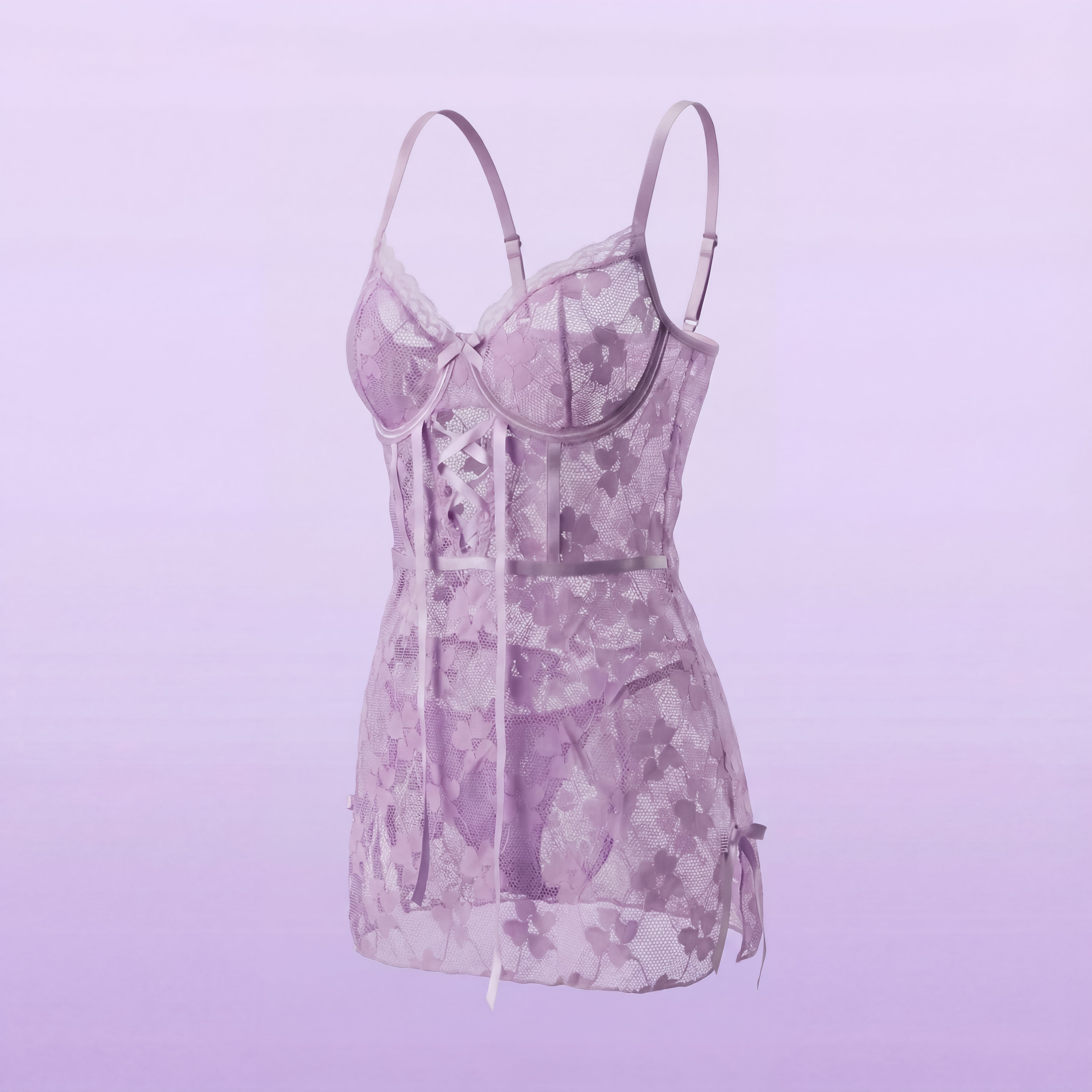 Amethyst Dream Lace Dress
